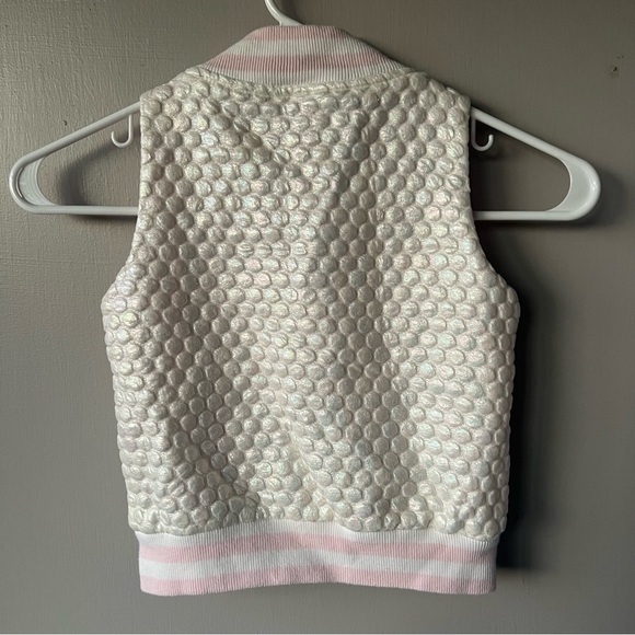 Girls Cat & Jack Iridescent Bubble Vest - Picture 6 of 9